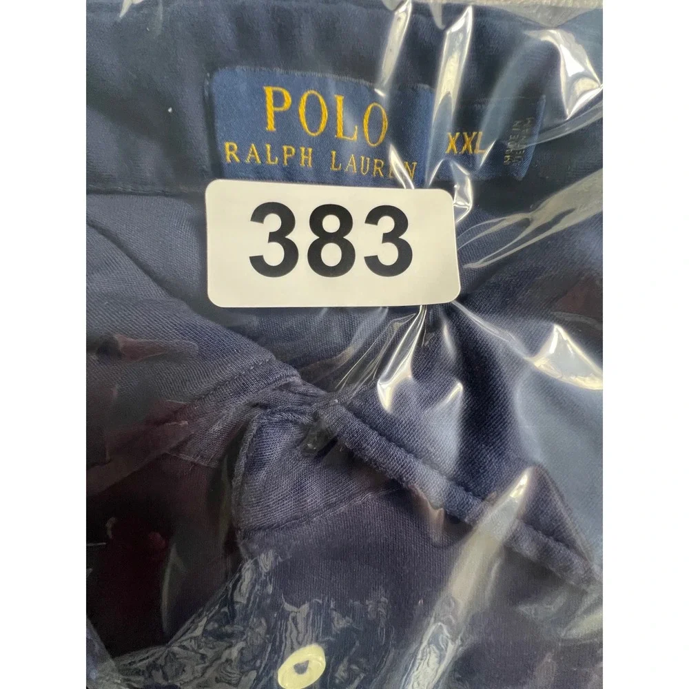 Polo Ralph Lauren Men's Navy Blue‎ Pima Cotton Classic Fit Polo Shirt XXL